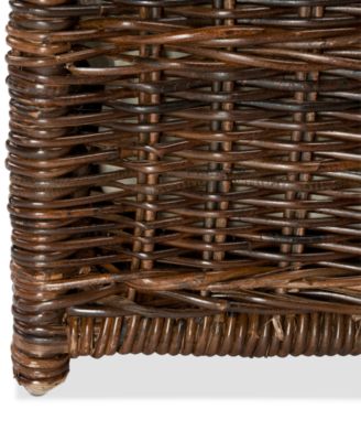 JONATHAN Y Caden 46'' Wicker Storage Trunk