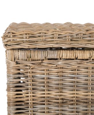 JONATHAN Y Elijah 30'' Wicker Storage Trunk