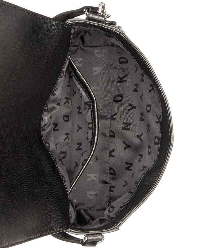 DKNY Sutton Leather Bryant Flap Crossbody, Created for Macy's Macy's