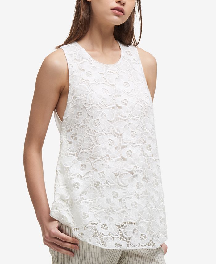 DKNY Lace Top, Created for Macy's - Macy's