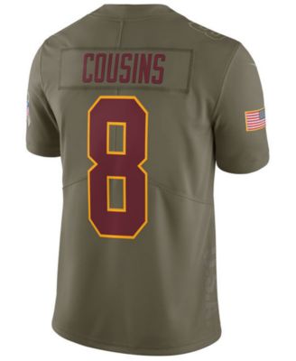 kirk cousins salute to service jersey