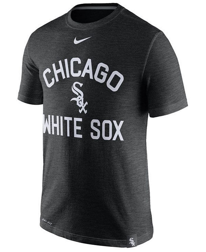 Nike Men's Chicago White Sox Dri-Fit Slub Arch T-Shirt - Macy's