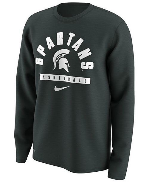 Nike Men S Michigan State Spartans Basketball Legend Long Sleeve T