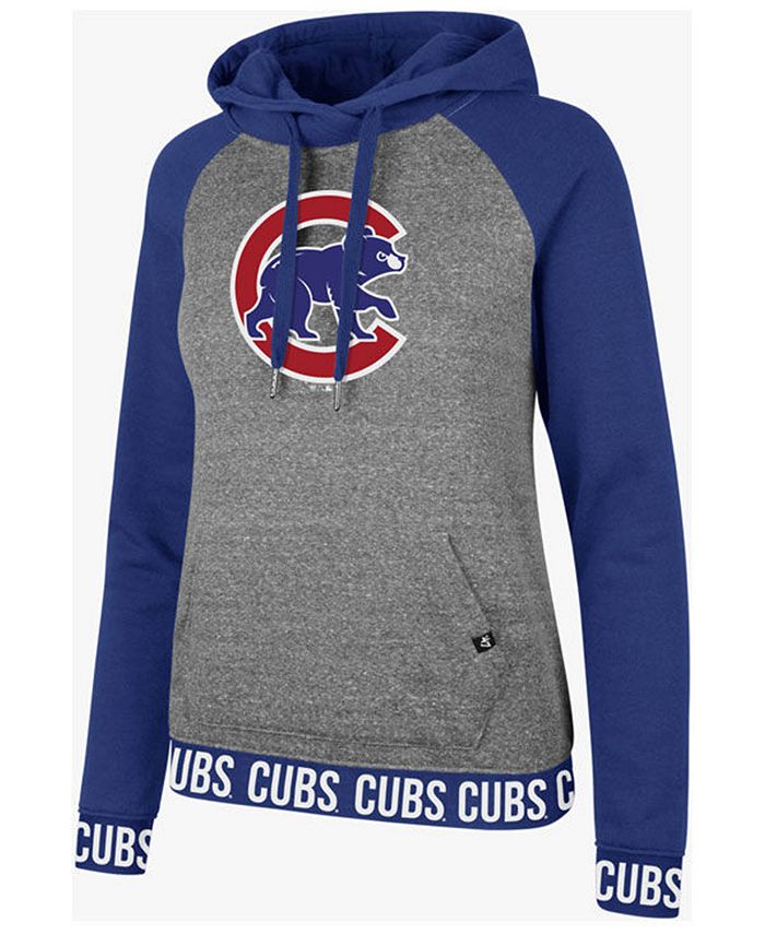 47 Brand Women's Chicago Cubs Fly Out Raglan T-shirt - Macy's