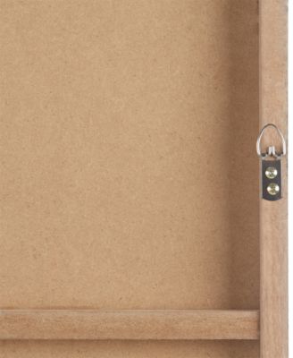 Sunburst Silver-Tone Resin Dimensional Box Wall Art