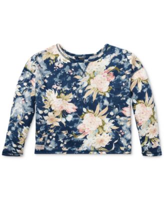 ralph lauren floral sweater