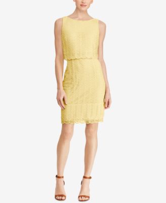 American Living - Mesh Popover Dress