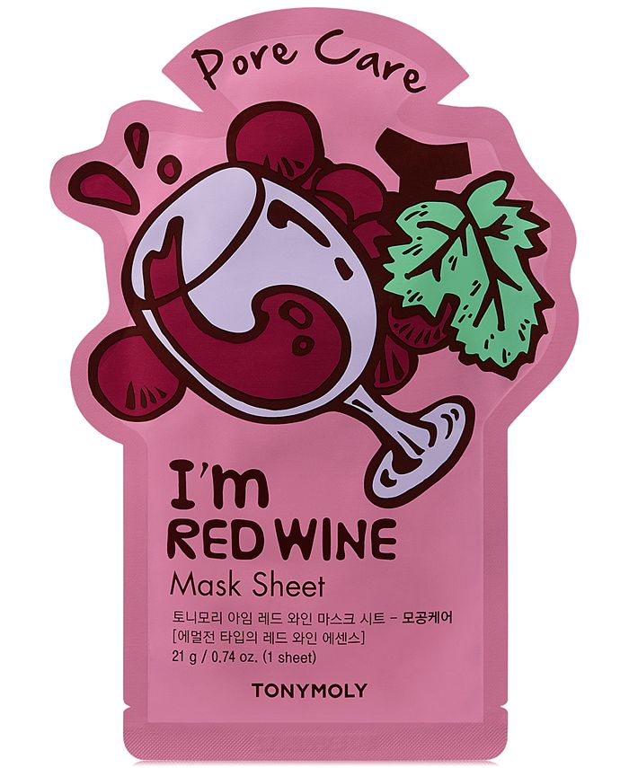TONYMOLY - I'm Red Wine Sheet Mask - Pore Care