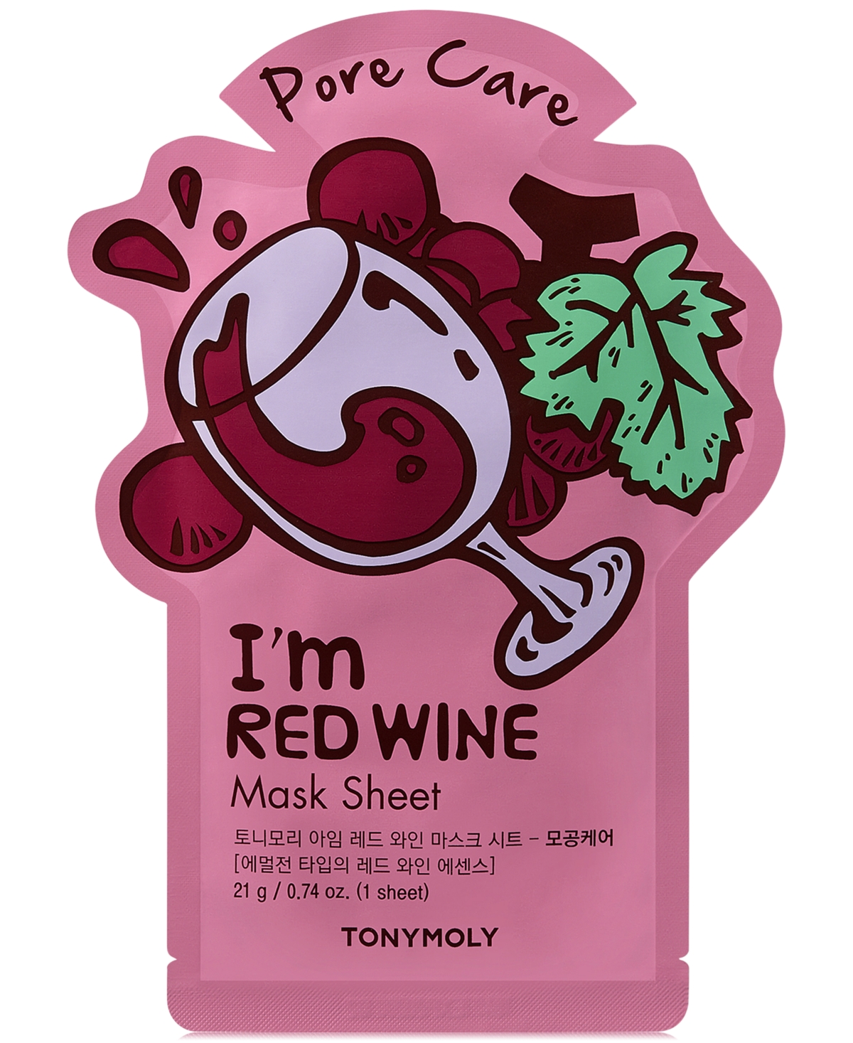 I'm Red Wine Sheet Mask - Pore Care