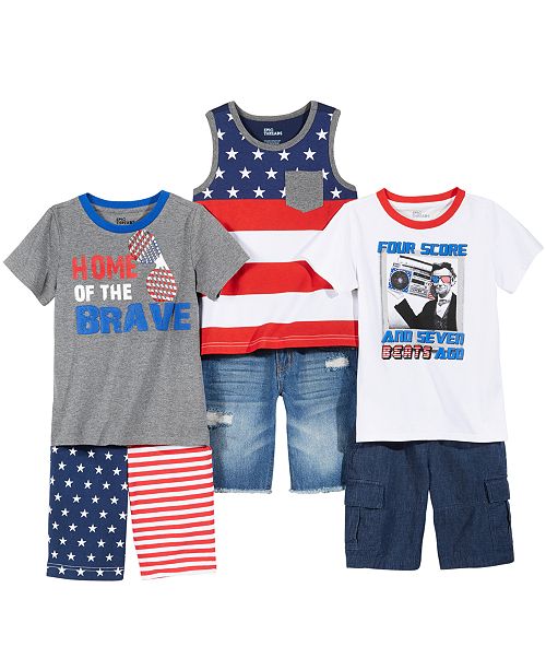 Epic Threads Red White Blue T Shirts Shorts Separates Little
