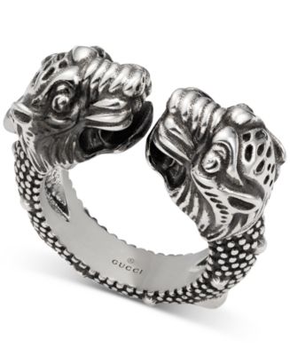 Tiger head sale ring gucci