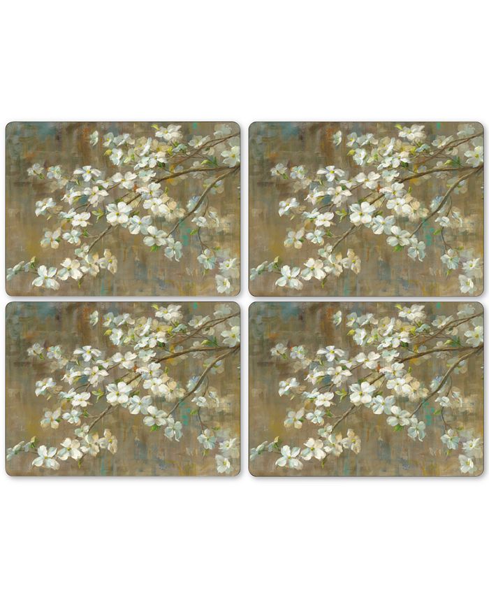 Pimpernel Dogwood in Spring Set of 4 Placemats Macy's