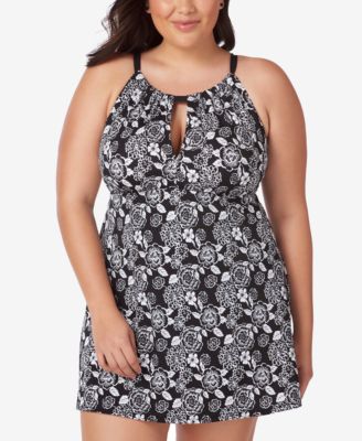 macys swim dress