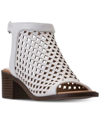 nine west peep toe booties