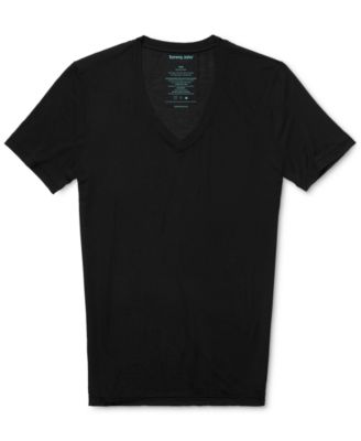 Tommy John - Men's Deep V-Neck Stay Tucked Undershirt