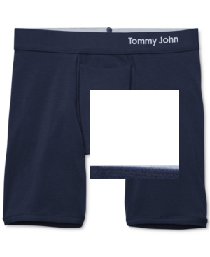 Tommy John Men's Cool Boxer Brief Underwear In Navy