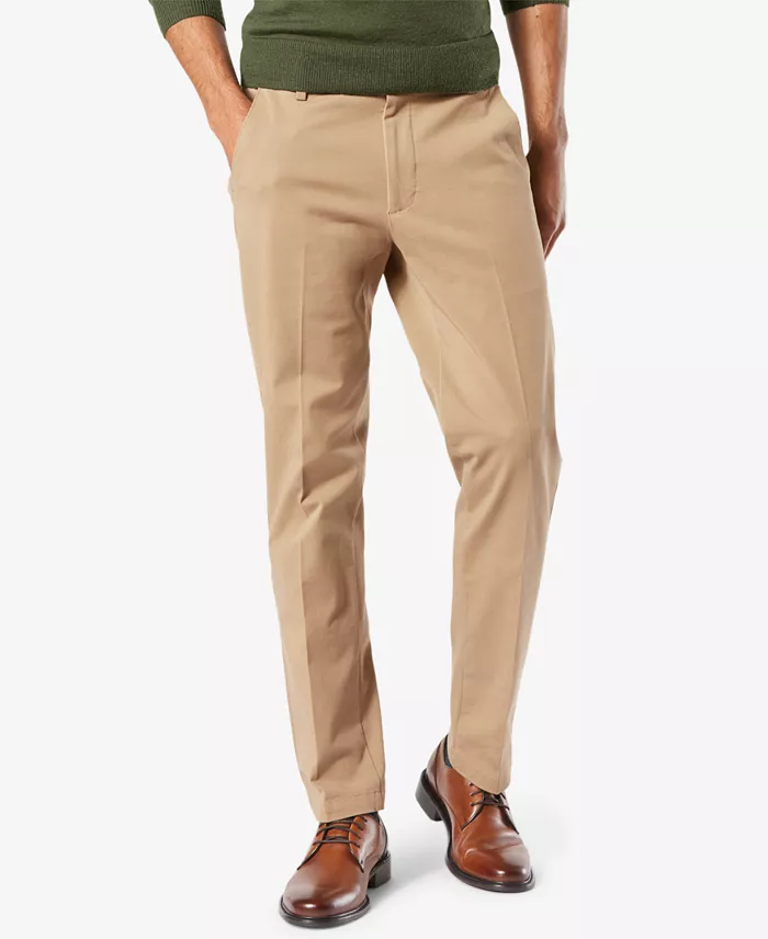Men's Workday Smart 360 Flex Slim-Fit Khaki Stretch Pants