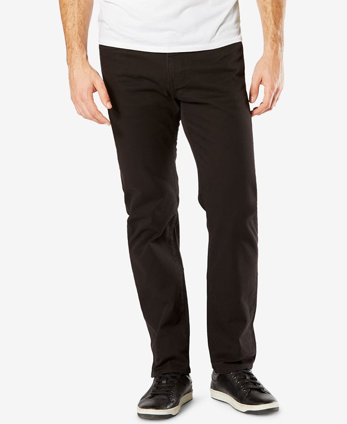 Dockers Men's Jean Cut Straight Fit Khaki Stretch Pants - Macy's