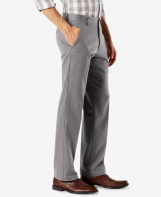 Men's Easy Straight Fit Khaki Stretch Pants