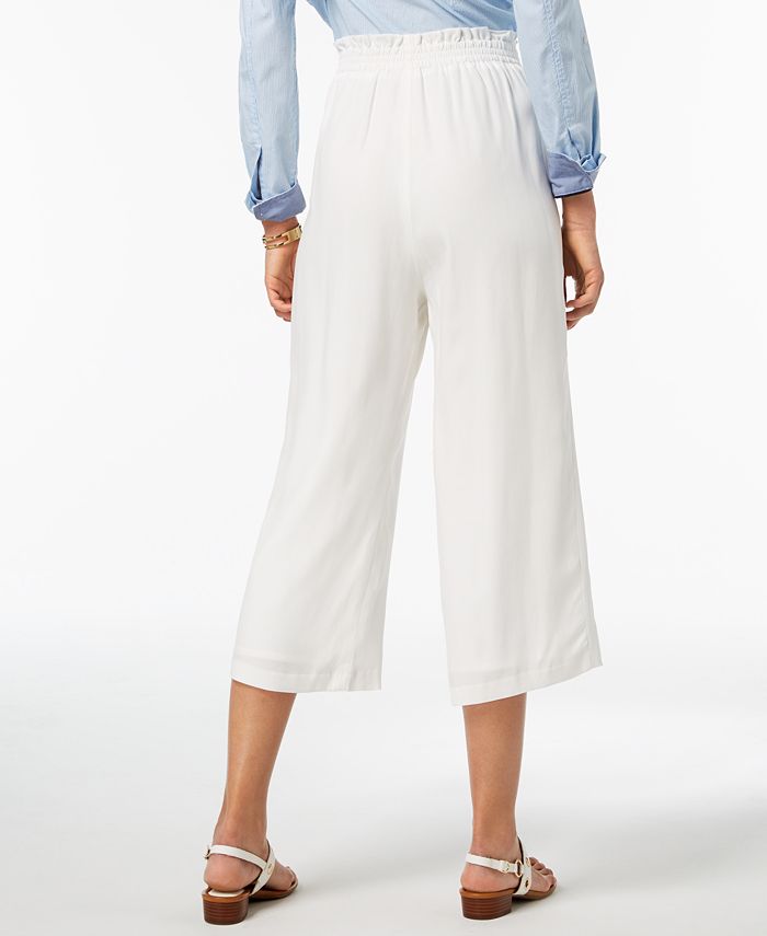 Tommy Hilfiger Tie-Waist Pants, Created for Macy's & Reviews - Pants ...