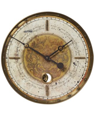 Uttermost - Leonardo Script 18" Cream Wall Clock