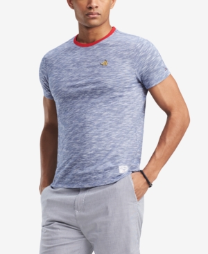 TOMMY HILFIGER MEN'S HEATHERED T-SHIRT, CREATED FOR MACY'S