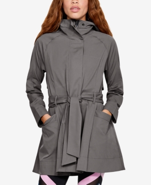 UNDER ARMOUR MISTY COPELAND HOODED TRENCH JACKET