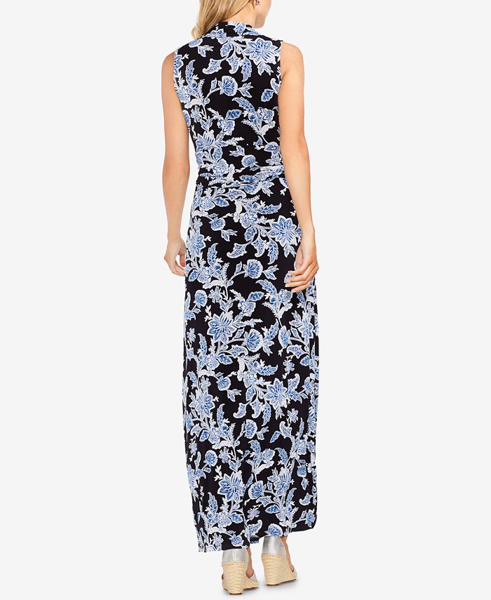vince camuto blue floral dress Vince Camuto Midi DRess, 10 / Blue
