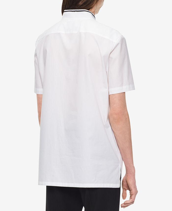 Calvin Klein Men's Zip-Front Shirt - Macy's