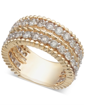 image of Diamond Rope-Style Two-Row Statement Ring (2-1/2 ct. t.w.)