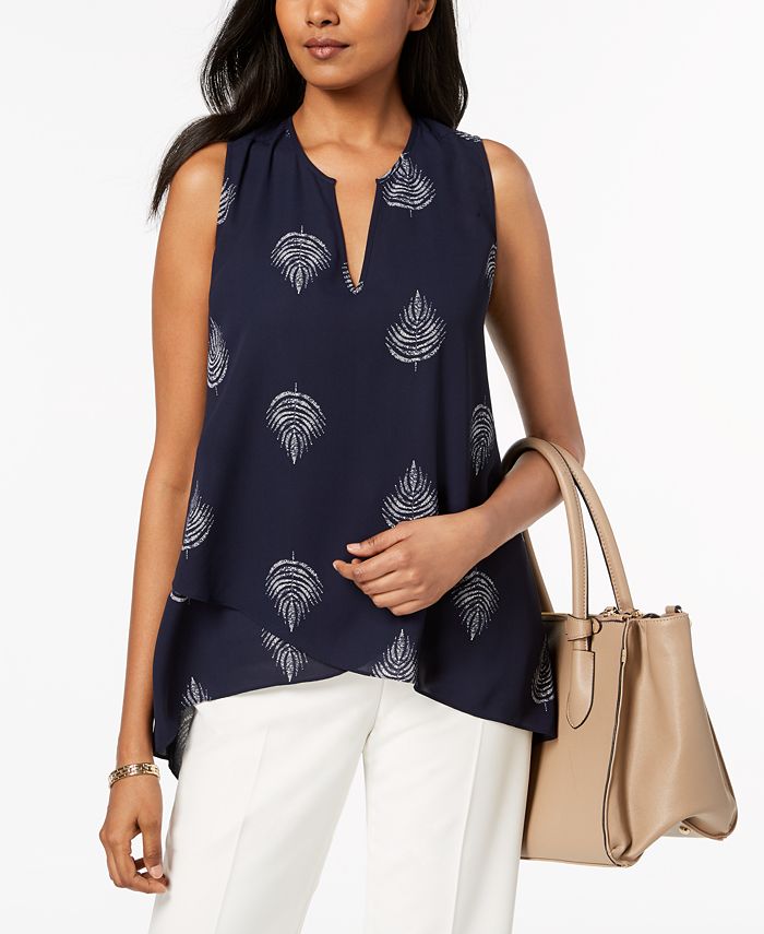 macy's alfani petite tops