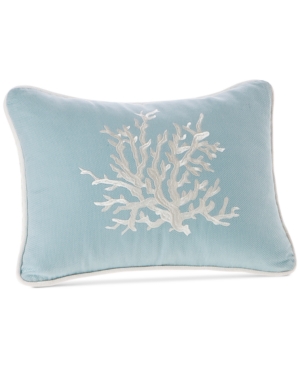 Harbor House Coastline 12" x 16" Embroidered Oblong Decorative Pillow
