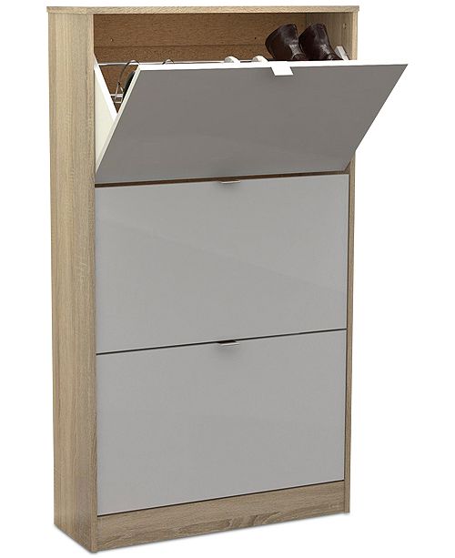 Tvilum Eldan 3 Drawer Shoe Cabinet Reviews Furniture Macy S