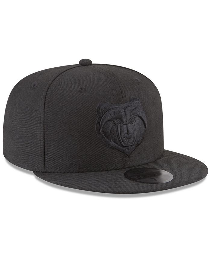 New Era Memphis Grizzlies Blackout 59FIFTY Fitted Cap - Macy's