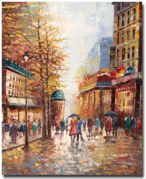 Trademark Global Joval 'french Street' Canvas Art In No Color