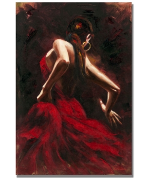 Trademark Global Antonio 'flamenco Dancer' 22" X 32" Canvas Art Print