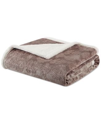 Elma Embossed Plush Throw, 60" x 70"