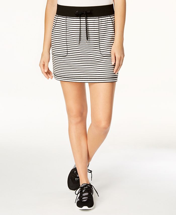 Ideology Striped Short Skirt, Created for Macy's - Macy's