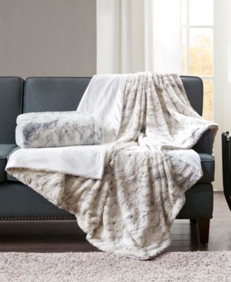 CLOSEOUT! Sachi Faux-Fur Throw, 60" x 70"