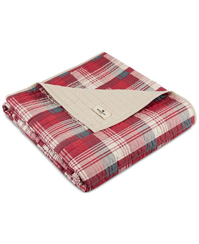Woolrich Tasha Reversible Plaid 50" x 70" Quilted Throw & Reviews Blankets & Throws Bed