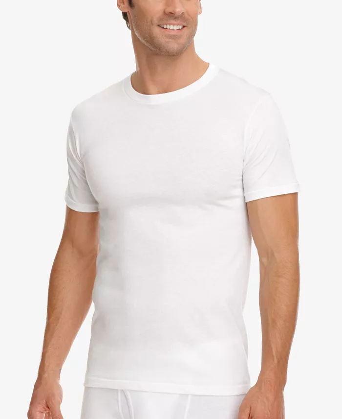 Men's Big and Tall Classic Crew Neck Undershirts, Pack of 2 - thumbnail 5