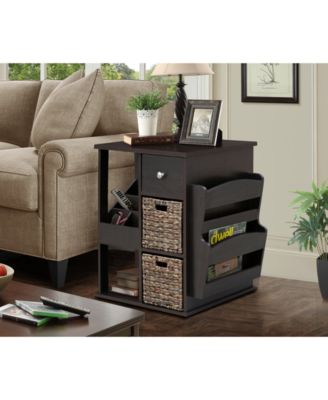 Revolving Multi Function End Table