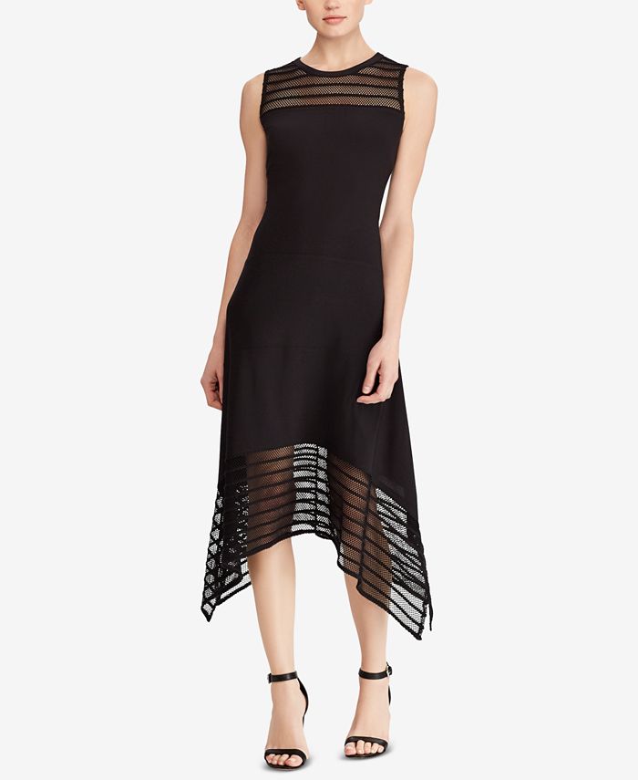 American Living Mesh Jersey Midi Dress Macy's
