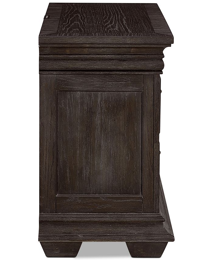 Furniture Hansen USB Outlet Nightstand, Created for Macy's Macy's