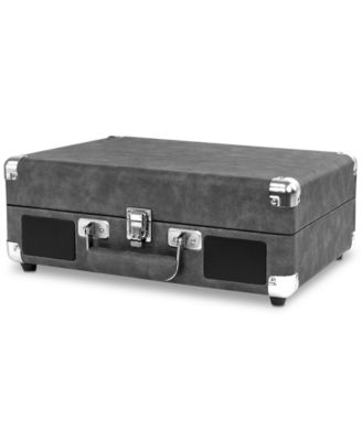 Innovative Technology 3-Speed Bluetooth Suitcase Record Player