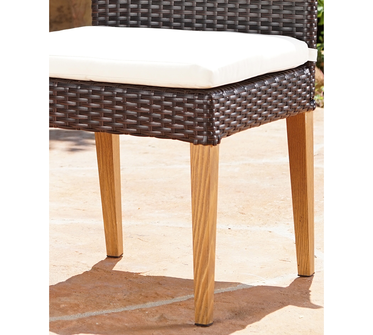 Shop Noble House Madrid 3-pc. Outdoor Dining Set In Brown