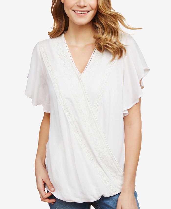 Jessica Simpson Wrap Nursing Top Macy's