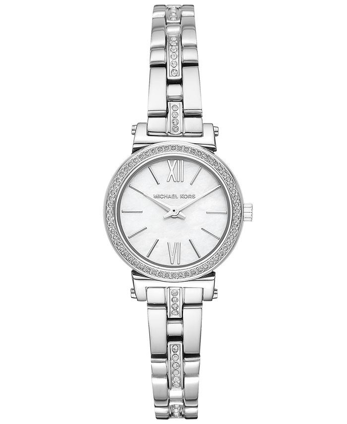 Michael Kors Women's Petite Sofie Stainless Steel Bracelet Watch 26mm ...