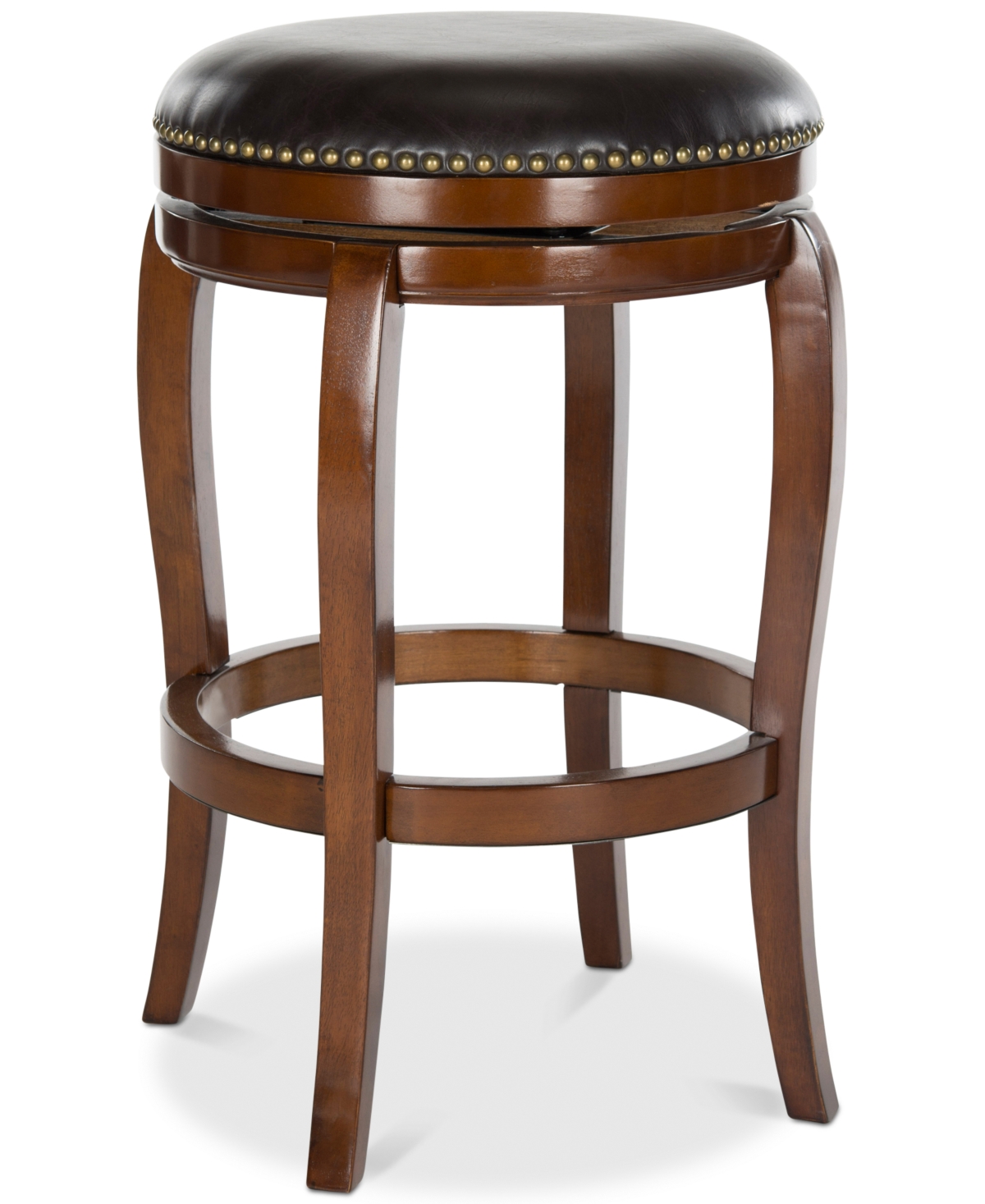 Safavieh Kaleda Stool In Black,walnut