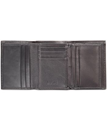 Kenneth Cole Reaction - Men's Nappa Leather Extra-Capacity Tri-Fold Wallet